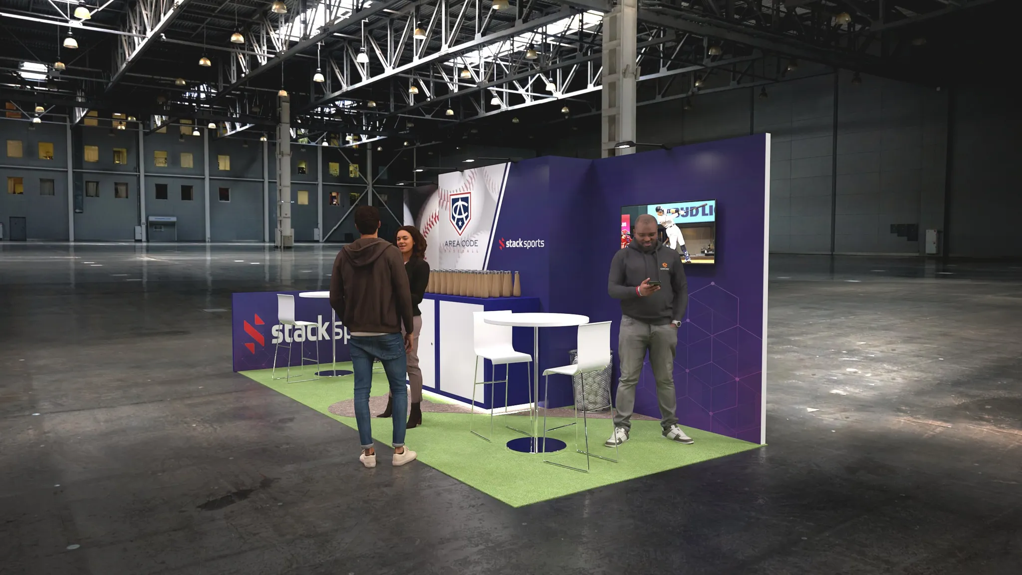 10x20 Inline booth design by Reaction Space